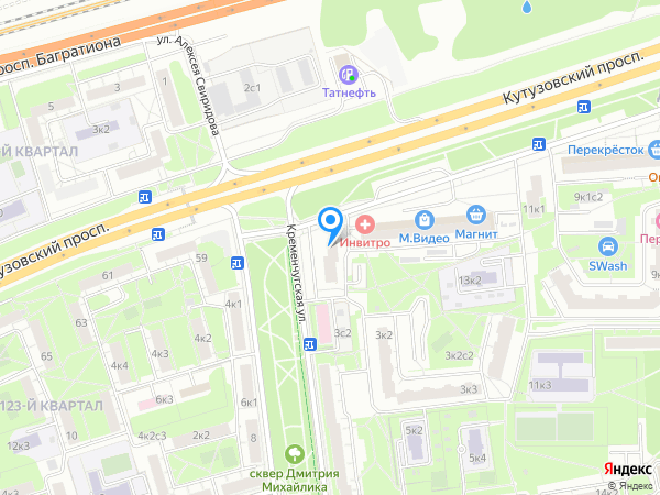 Жаклин-Франческа на Славянском на карте