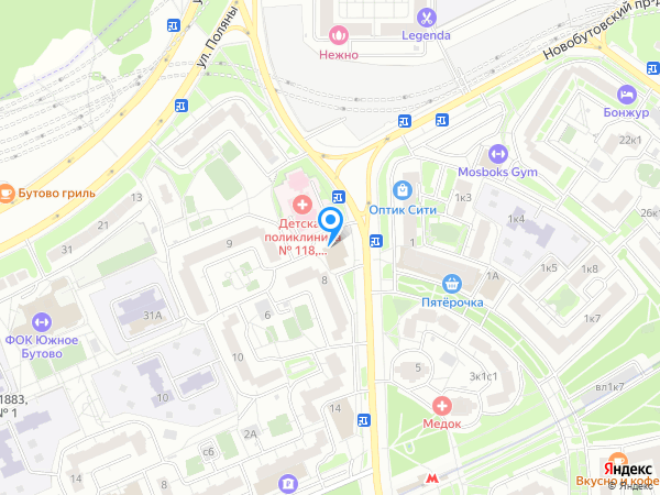 СПА-салон «ЛАКШМИ» в Бутово на карте