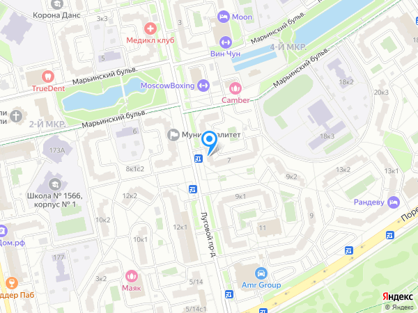 ПРОманикюр Студио по адресу Луговой проезд 7 на карте