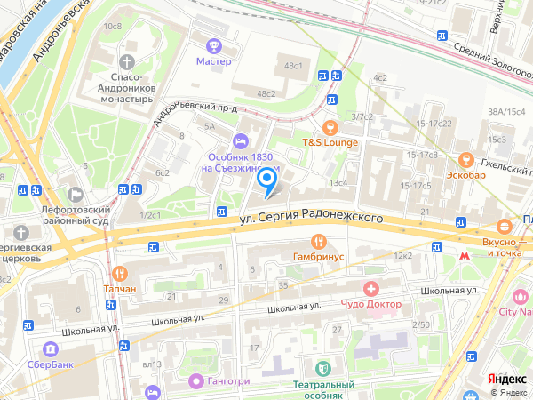 Клиника «Семейная» на площади Ильича на карте