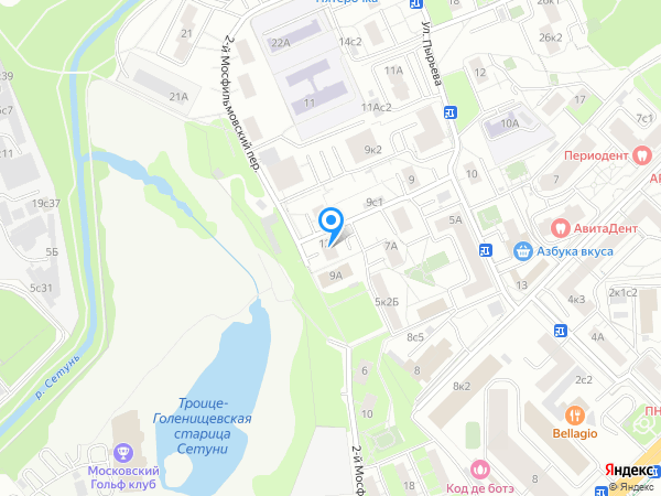 Стоматологическая клиника  ДЕНТАЛ СТУДИО на карте