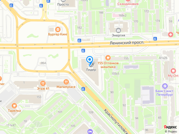 Лидер Групп на карте