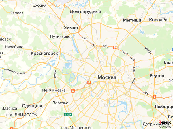 Центральный офис продаж жилого комплекса "Пироговская ривьера" на карте