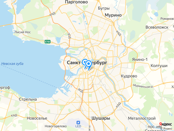 Компании на карте