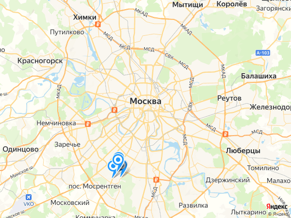 Компании на карте