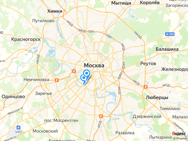 Компании на карте