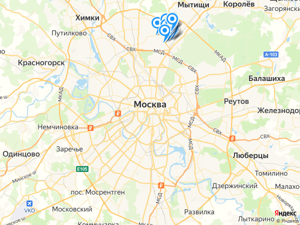 Компании на карте