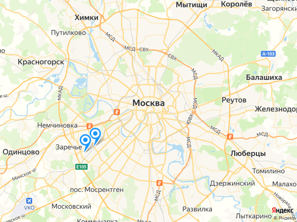Компании на карте