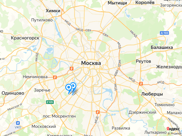 Компании на карте