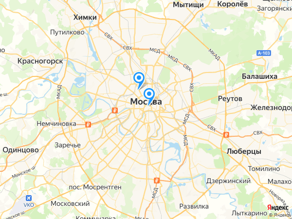 Компании на карте
