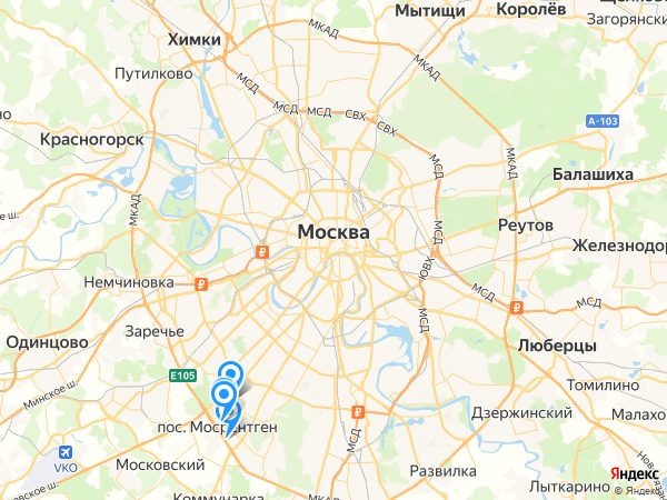 Компании на карте