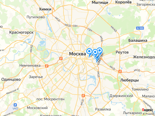 Компании на карте
