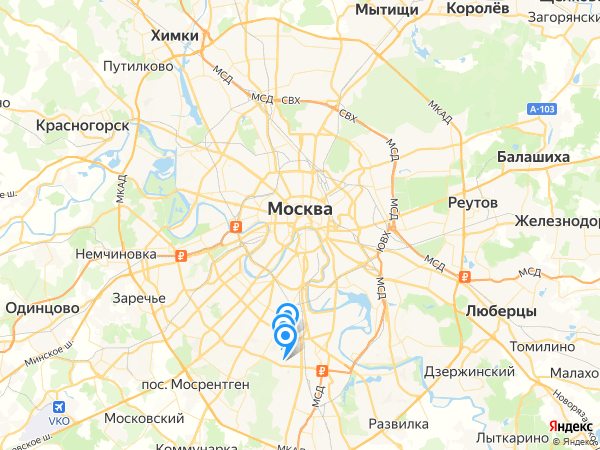 Компании на карте