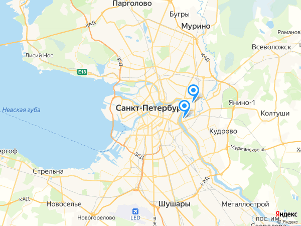 Компании на карте