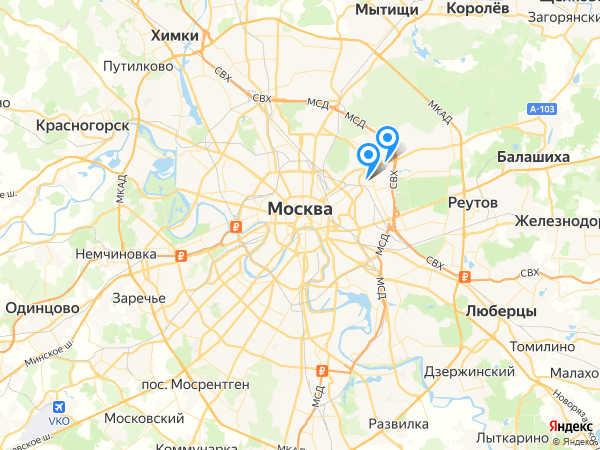 Компании на карте