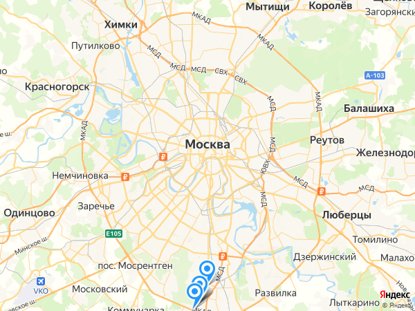 Компании на карте