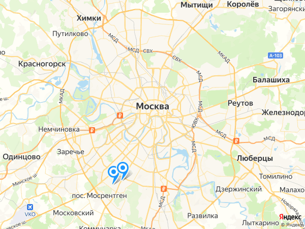 Компании на карте
