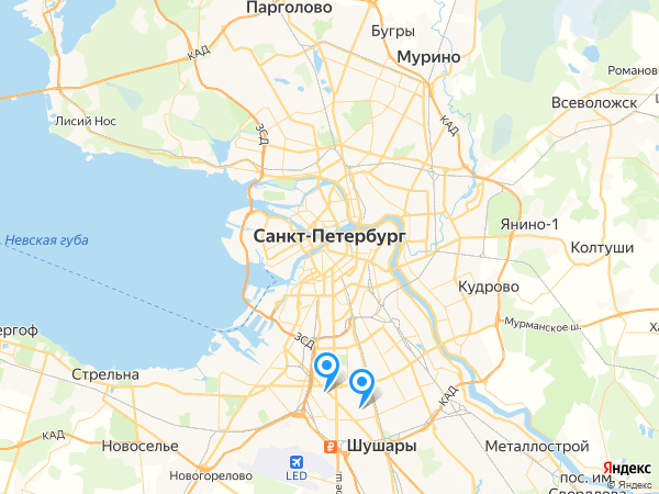Компании на карте