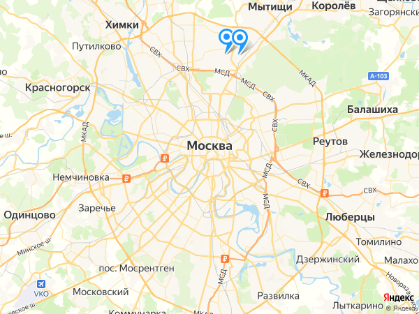 Компании на карте