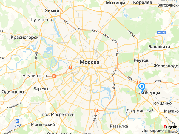 Компании на карте