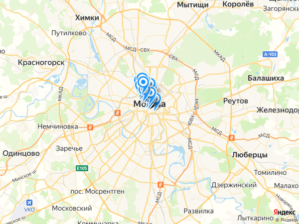 Компании на карте
