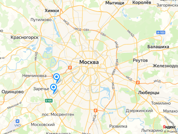 Компании на карте