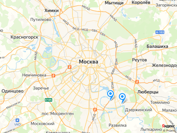Компании на карте