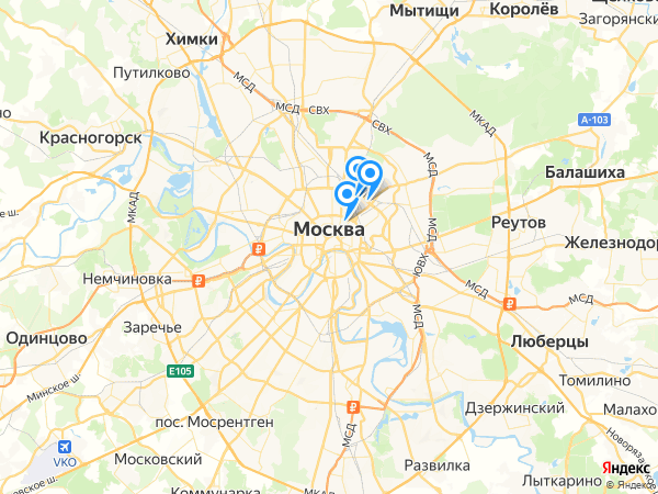 Компании на карте