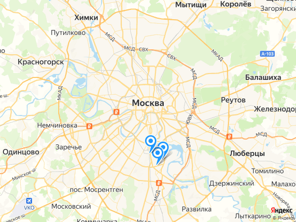 Компании на карте