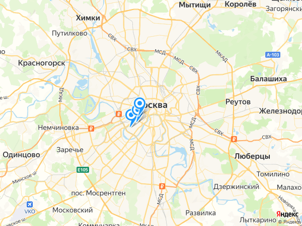Компании на карте