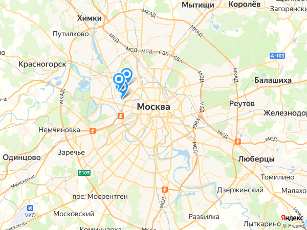 Компании на карте