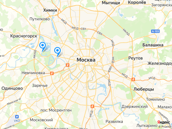 Компании на карте