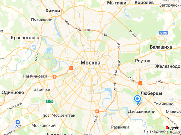 Компании на карте