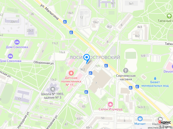 Гелиоса на карте