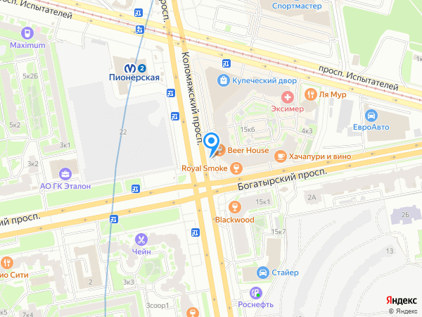 Арлекино на карте