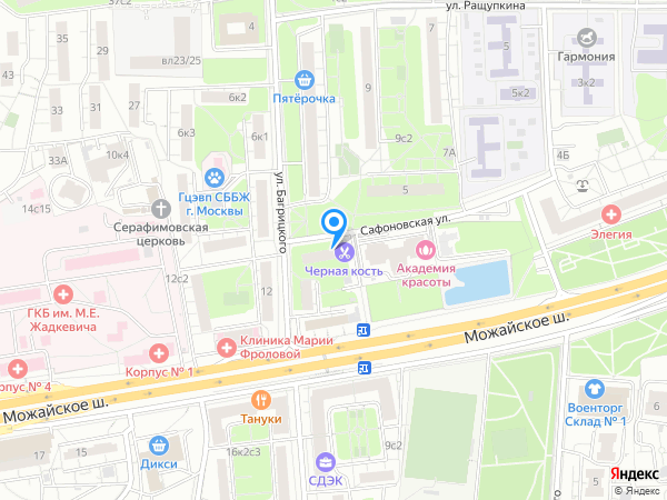 Стоматология ЧАСТНАЯ КЛИНИКА ДОКТОРА ГОЛЬДШТЕЙНА В.Э. на карте