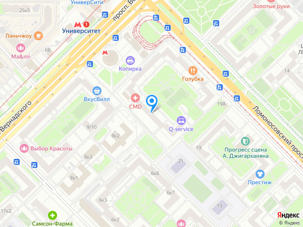 Стоматология MEDICAL DENTIST на карте