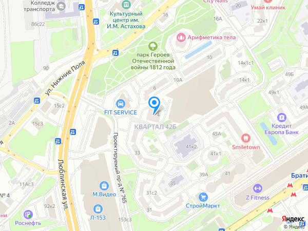 Стоматология СТОМСИТИ на карте