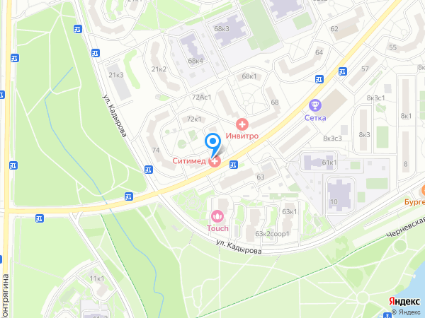 Стоматология КЛИНИКА ДОКТОРА БЕЛОВА на карте