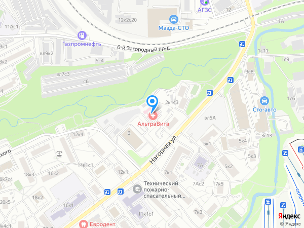 Альтравита на карте