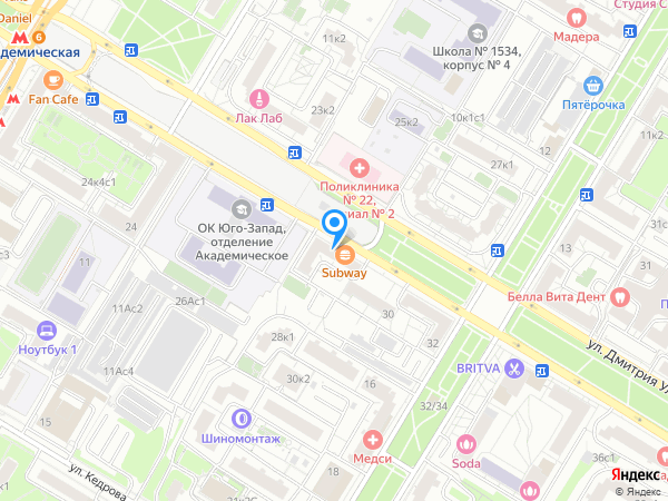 Зеркало на карте