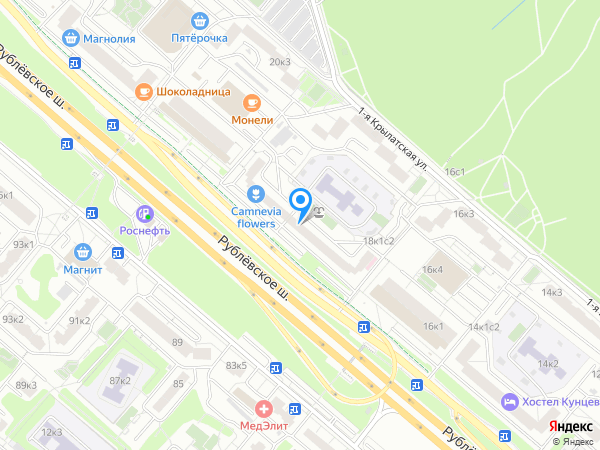 Стоматология СИЛИКОН НА РУБЛЕВКЕ на карте