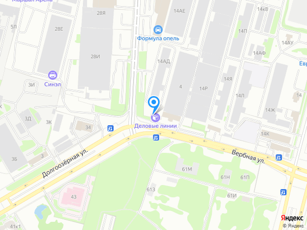 Потолки.СПб на карте