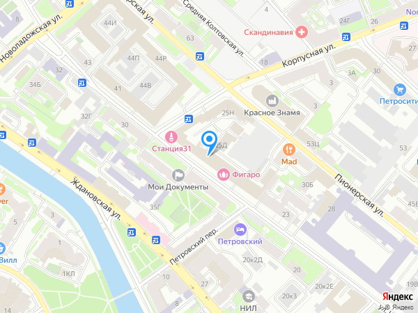 Figaro по адресу улица Красного Курсанта 25ж на карте