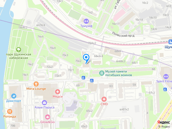 Стоматологический центр САНАЦИЯ на карте