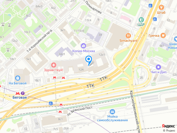 Клиника БИОСС на карте