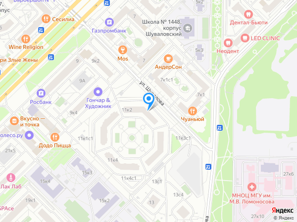 Стоматология ПРОФИДЕНТ на карте