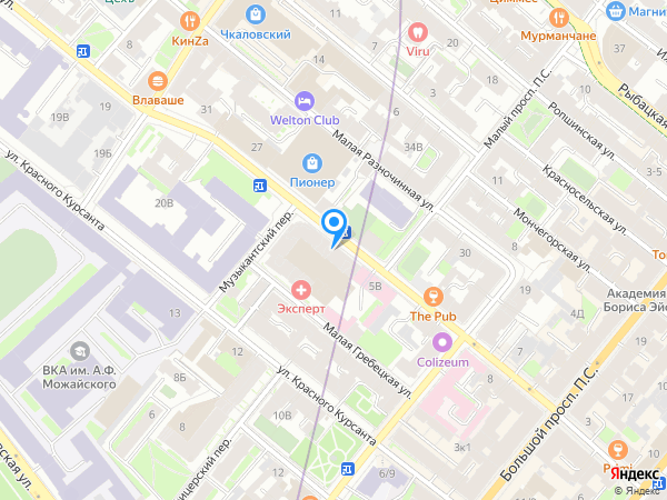 Бенефакта на карте