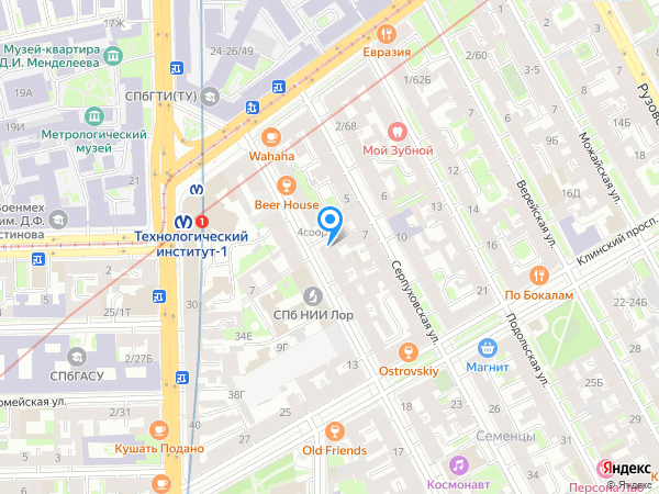 Стоматология ВЕРА ПЛЮС на карте