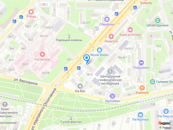 Стоматология МАСТЕРДЕНТ на карте